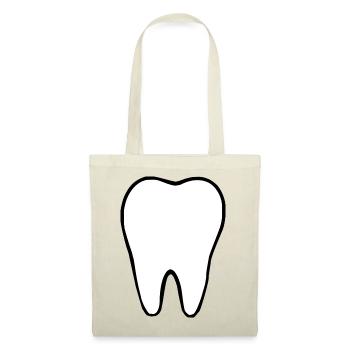Tooth, Teeth, Dentist - Tote Bag - red - Front
