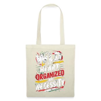 Organisation et émotions dans le style graffiti - Sac en tissu - rouge - Devant