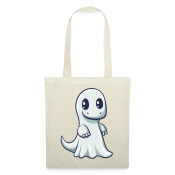 Dinosaur brontosaurus Halloween ghost - Tote Bag - red - Front