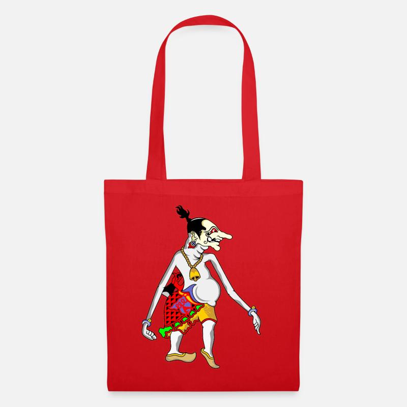 Grotesque Goblin Dancer Tee - Tote Bag - red