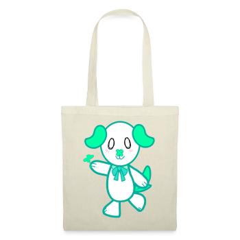 KawaiiDOGGOS - Lucky "Lucky" print - Tote Bag - red - Front