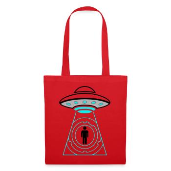 Vecteur d’enlèvement par OVNI Me Téléporter - Sac en tissu - rouge - Devant