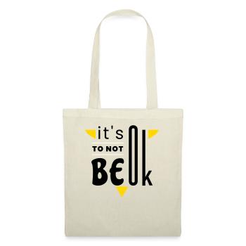 It's ok to not be ok - Tote Bag - red - Front