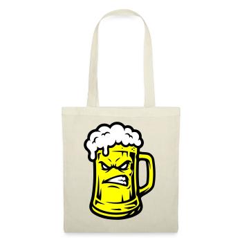 Bier Comic - Stoffbeutel - Rot - Vorne