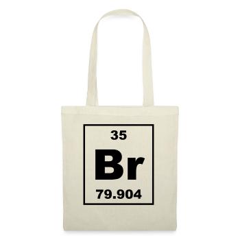 Element 35 - Br (bromine) - Small - Sac en tissu - rouge - Devant