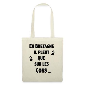 En Bretagne - Sac en tissu - rouge - Devant
