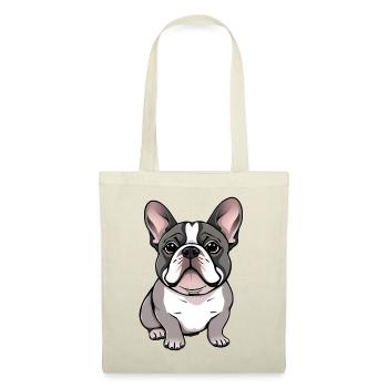 French Bulldog - Tote Bag - red - Front
