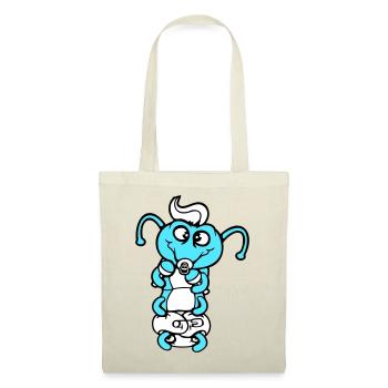Hochet bébé chenille couche tétine enfant né - Sac en tissu - rouge - Devant