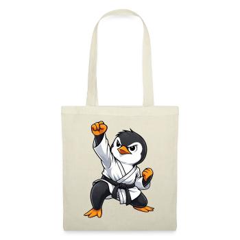 Penguin Martial Arts Karate Japan Traditional - Tote Bag - red - Front