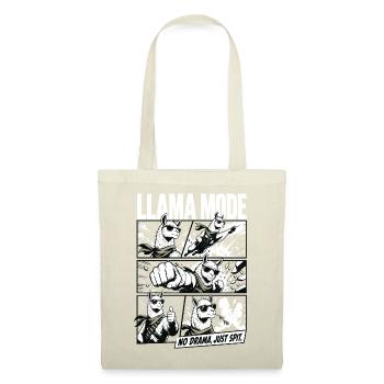 No Drama Llama Comic Vibes - Tote Bag - red - Front