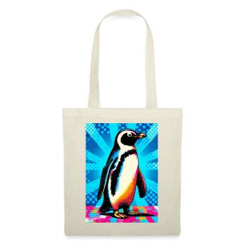 pingouin - Sac en tissu - rouge - Devant