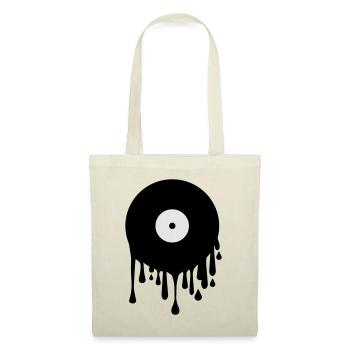 dj logo - Sac en tissu - rouge - Devant