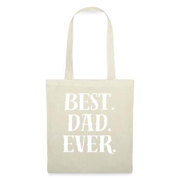 Déclaration du meilleur papa - Sac en tissu - nature - Devant
