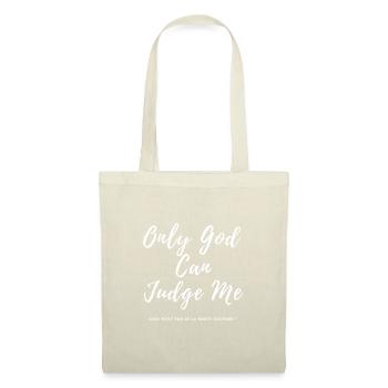 Only God Can Judge Me - Sac en tissu - rouge - Devant