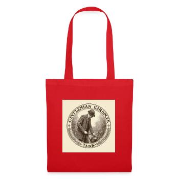Gentleman jardinier - Sac en tissu - rouge - Devant