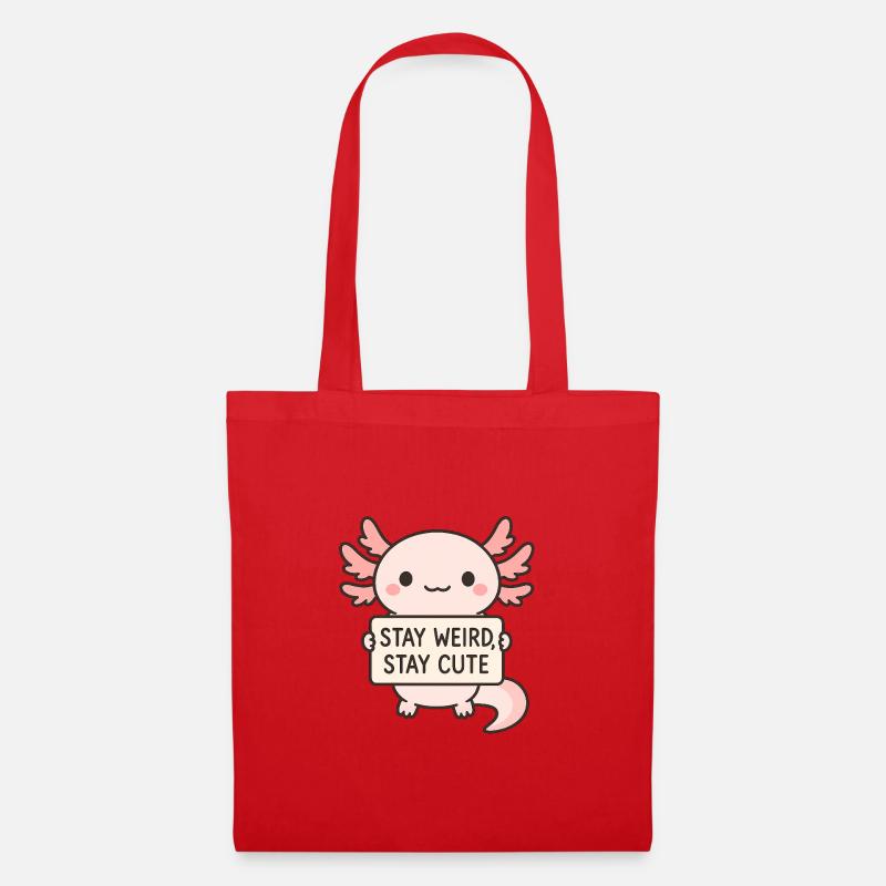 Restez étrange, restez mignon - Sac en tissu - rouge