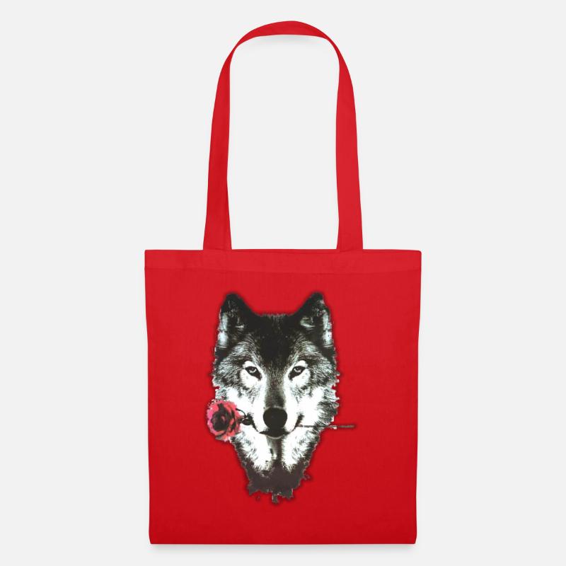 Wolf & Rose - Tote Bag - red