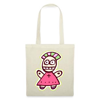 Doll Punk Voodoo Cute and Freaky Symbol - Tote Bag - red - Front
