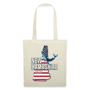 New Hampshire United States USA Souvenir - Tote Bag - red - Front