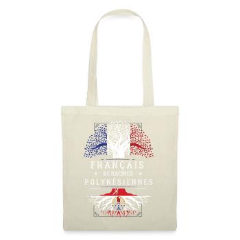 Francais De Racines Polynesiennes T-Shirt Cadea... - Sac en tissu - rouge - Devant