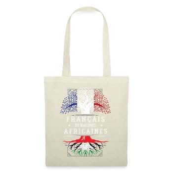 Francais De Racines Africaines T-Shirt Cadeau H... - Sac en tissu -  - Devant