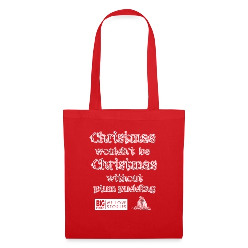 Christmas Pudding (white) - Tote Bag