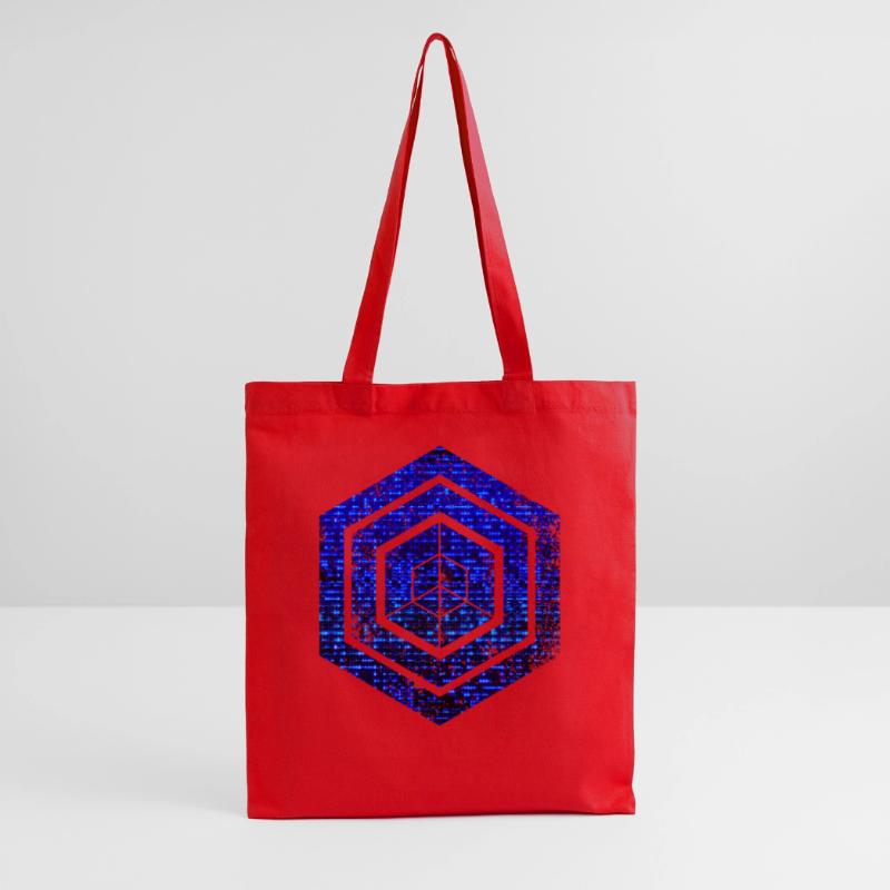 hexagon programming programmer coding geometric Tote Bag