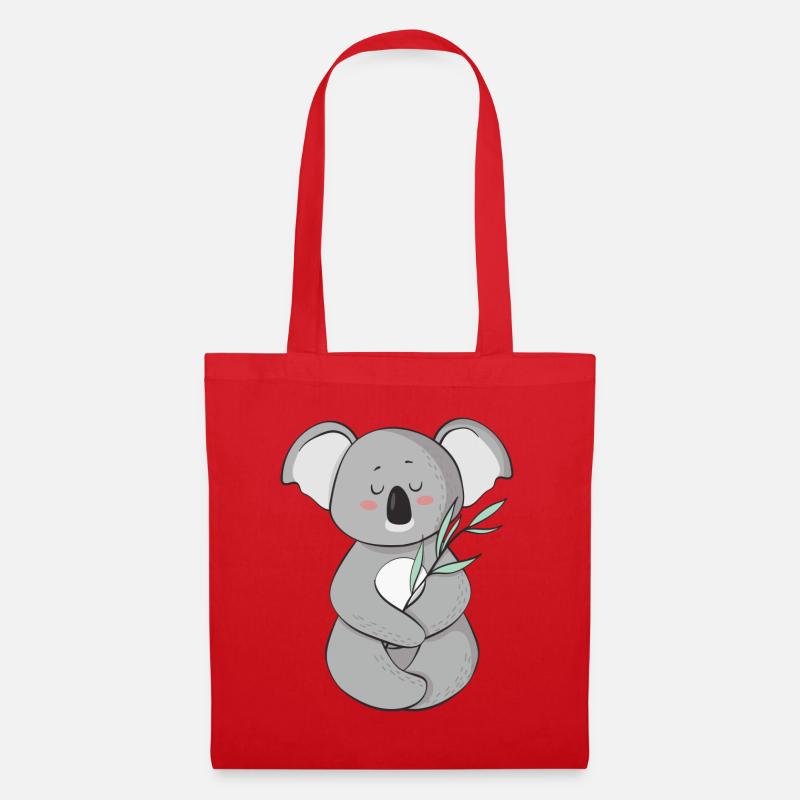 Koala - Stoffbeutel - Rot