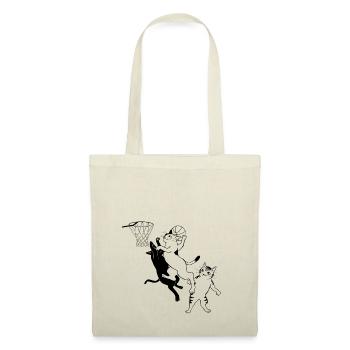 Cat basketball sport - Tote Bag - red - Front
