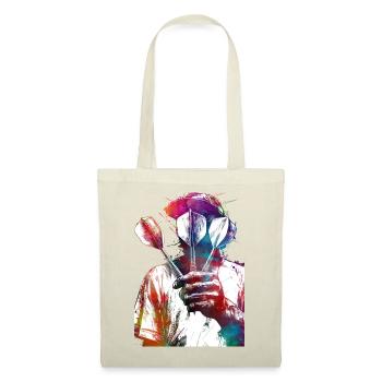 Joueur de fléchettes Art sportif #darts #sport - Sac en tissu - rouge - Devant