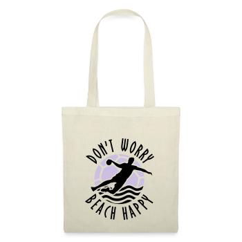 Don # t Worry Beach Happy beach handball - Tote Bag - red - Front