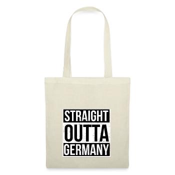 Straight Outta Allemagne - Sac en tissu - rouge - Devant
