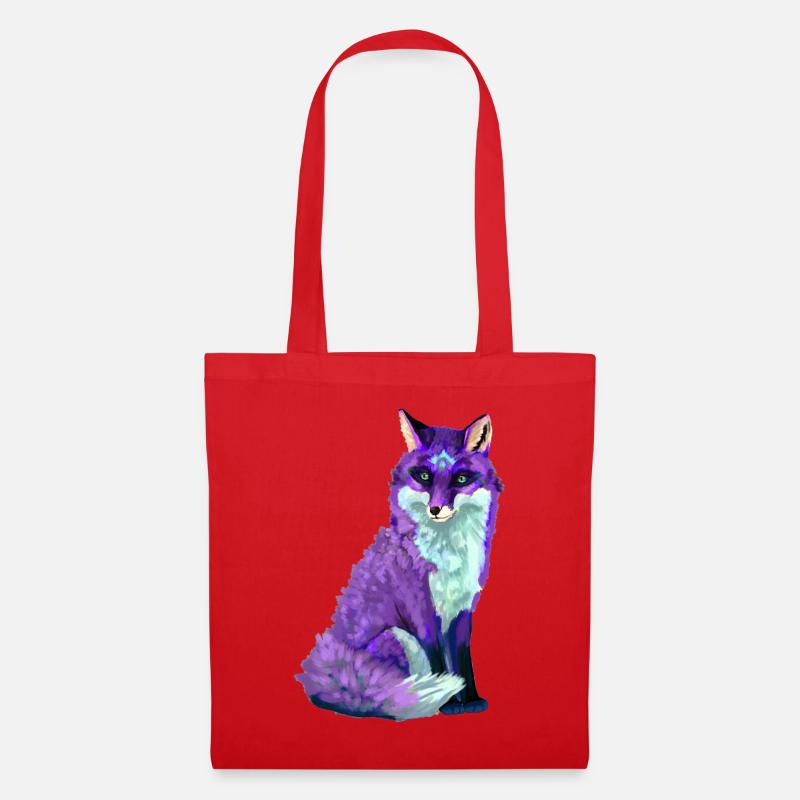 fox - Tote Bag - red