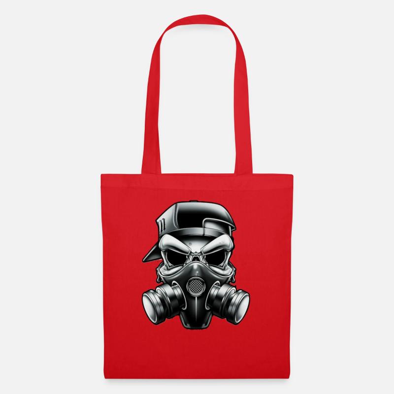 Cooler masken Skull !!! - Stoffbeutel - Rot