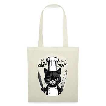 I'm the chef here! Cat Humor Chef Kitchen - Tote Bag - red - Front