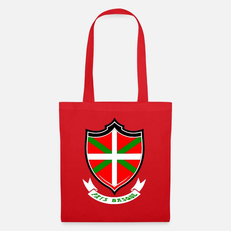 Pays basque - Sac en tissu - rouge