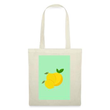 Lemons - Sac en tissu - rouge - Devant