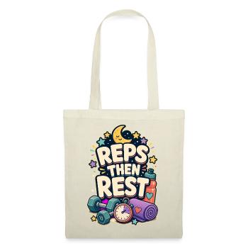 REPS THEN REST - Tote Bag - red - Front