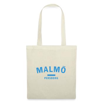 Horizon de la ville de Malmö dans des couleurs pastel - Sac en tissu - rouge - Devant