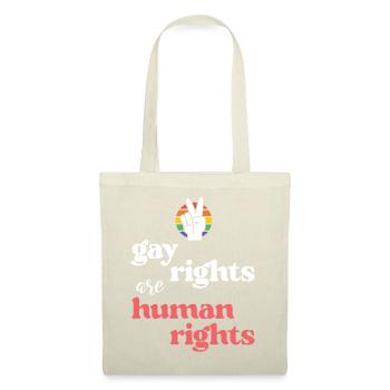 LGBT Pride Month - Gay Rights Are Human Rights - Tote Bag - red - Front