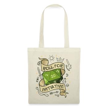 Roll for Initiative – Dice Your Destiny - Tote Bag - red - Front