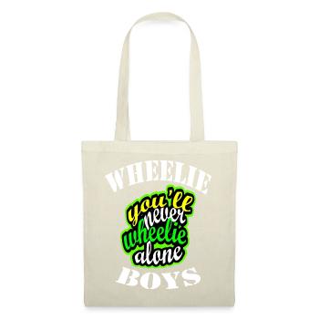 Wheelie Boys - Motorcycle Design - Tote Bag - red - Front