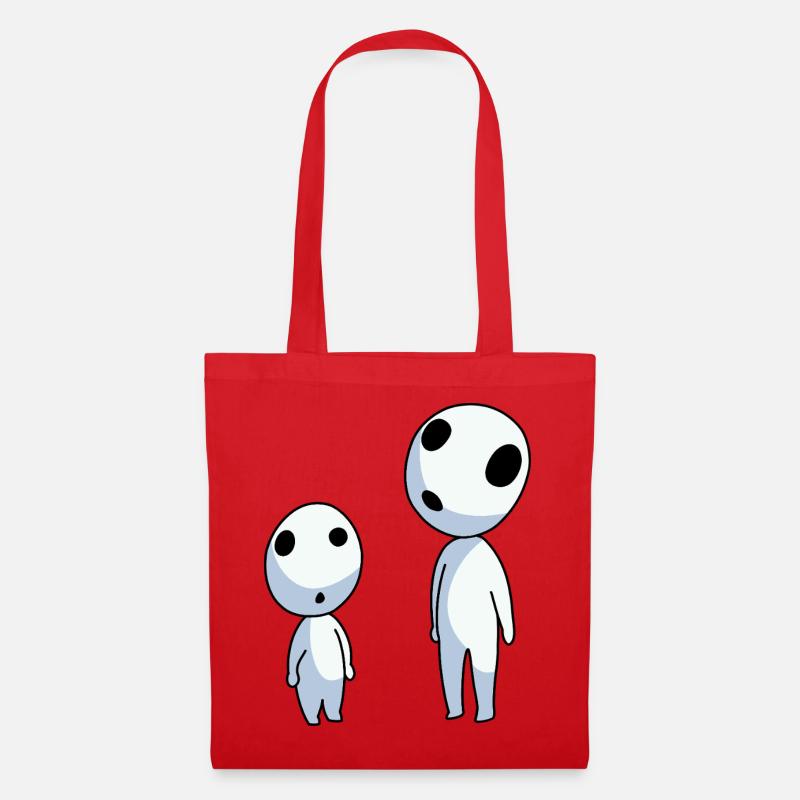 Forest spirits - Tote Bag - red