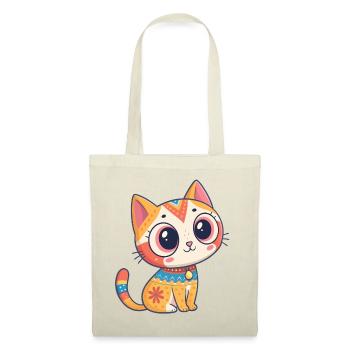 Chaton kawaii mignon petit chat kawaii adorable - Sac en tissu - rouge - Devant