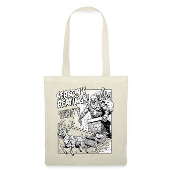 Season’s Beatings Naughty List - Stoffbeutel - Rot - Vorne