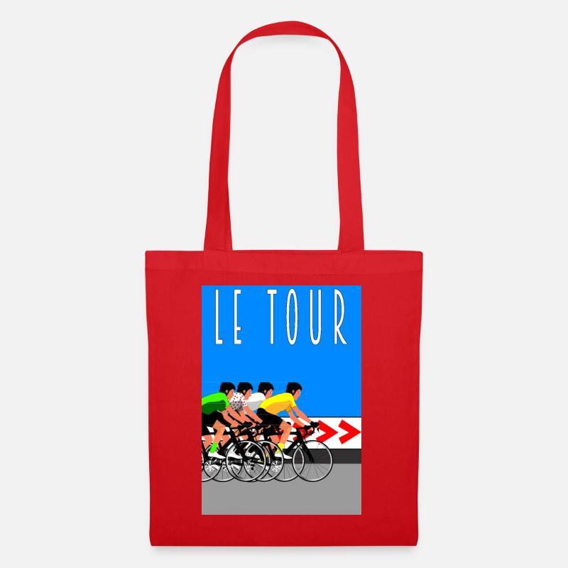 Le Tour - Tote Bag - red