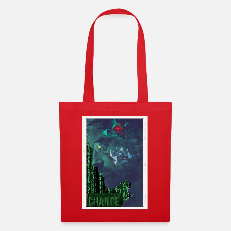 Our future, time for change - Tote Bag - red