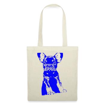 Bouledogue - Sac en tissu - rouge - Devant