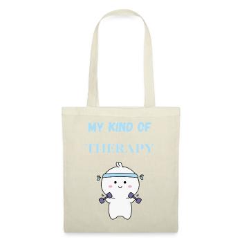 My kind of therapy T-Shirt Rabbit Gift - Tote Bag - red - Front