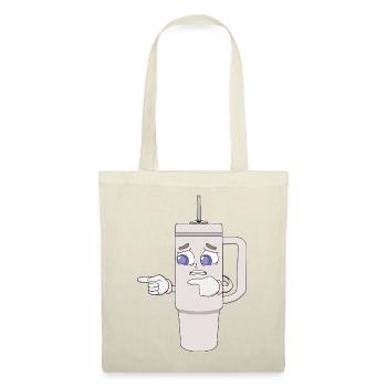 Worried Shaker Cup Anxious Mascot - Tote Bag - red - Front